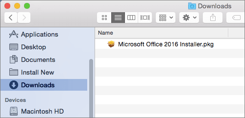 office installer for mac updates